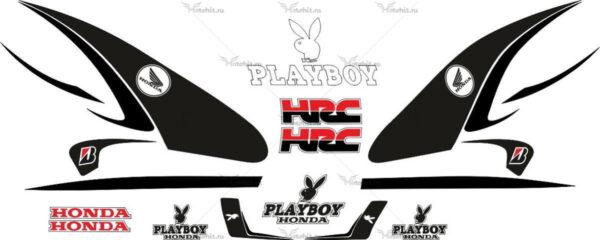 Комплект наклеек Honda CBR-1000 2008-2011 PLAYBOY2