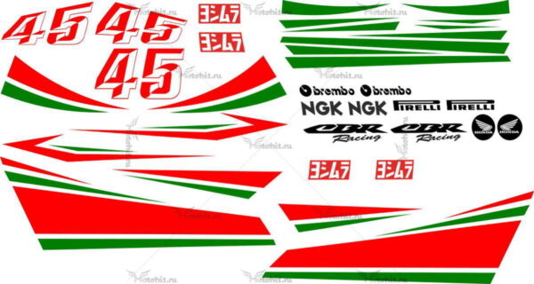 Комплект наклеек Honda CBR-1000 DISEÑO-JORGE-BARREDA