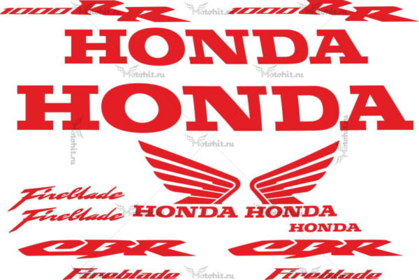 Комплект наклеек Honda CBR-1000 RR