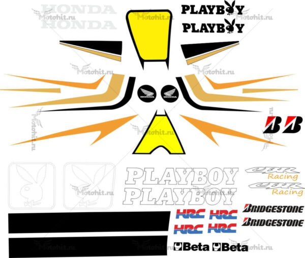 Комплект наклеек Honda CBR PLAYBOY