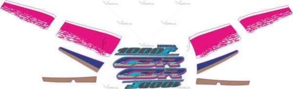 Комплект наклеек Honda CBR-1000 1987-1999