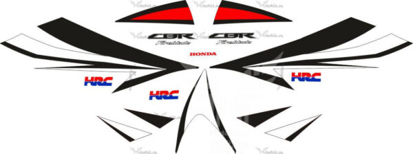 Комплект наклеек Honda CBR-1000-RR 2012-2016 HRC Black
