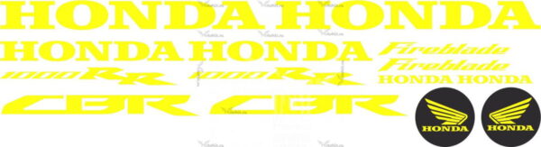 Комплект наклеек Honda CBR-1000-RR 2008 txt-2 со смолой