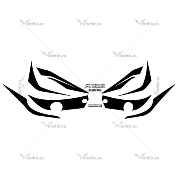 Комплект наклеек Honda CBR-1000-RR 2008-2009 BLACK