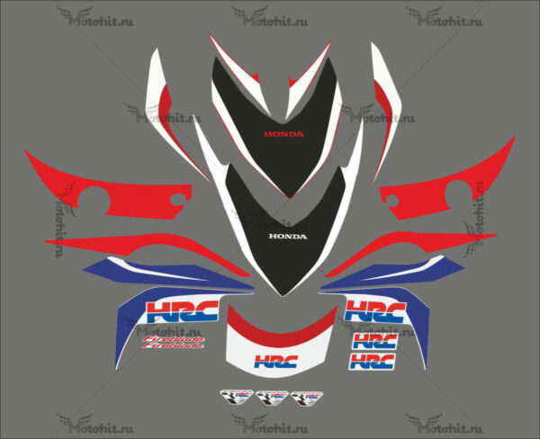 Комплект наклеек Honda CBR-1000-RR 2009 HRC-2