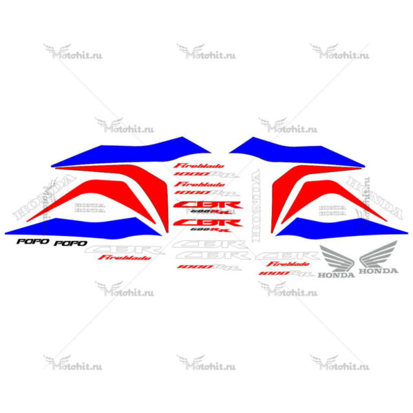 Комплект наклеек Honda CBR-1000-RR HRC