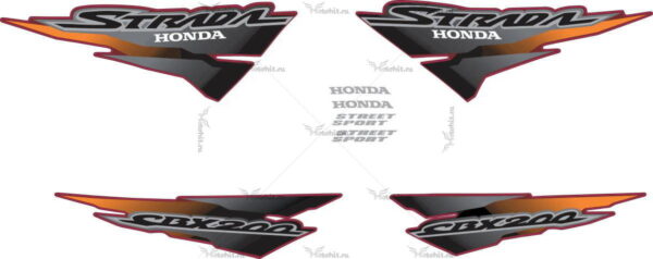 Комплект наклеек Honda CBX-200 2001