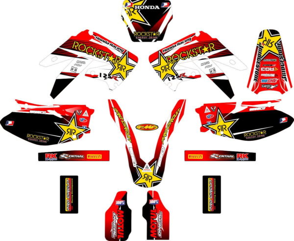 Комплект наклеек на HONDA CR-250R 2000-2001