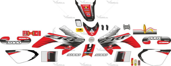 Комплект наклеек Honda CRF-50 2004+