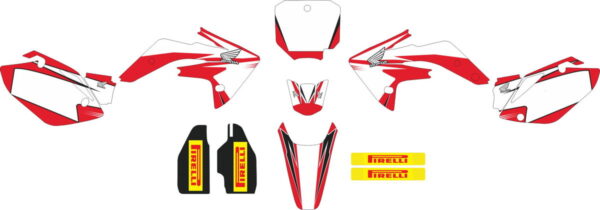 Комплект наклеек на HONDA CRF-150R 2007-2018