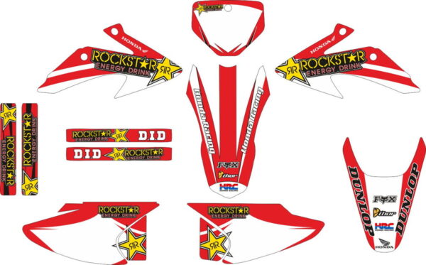 Комплект наклеек на HONDA CRF-230R 2003-2007 11