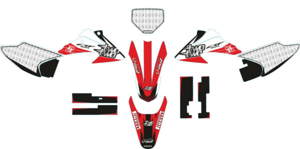 Комплект наклеек на HONDA CRF-230R 2003-2007 ELVIS