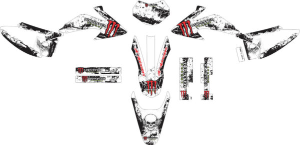 Комплект наклеек на HONDA CRF-230R 2003-2008 17