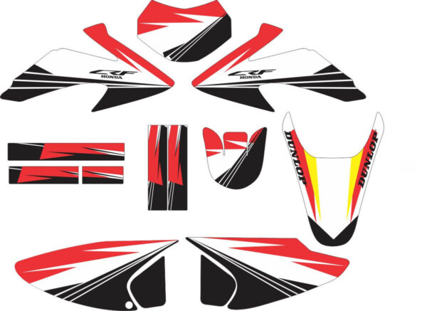 Комплект наклеек на HONDA CRF-230R 2003-2008 19