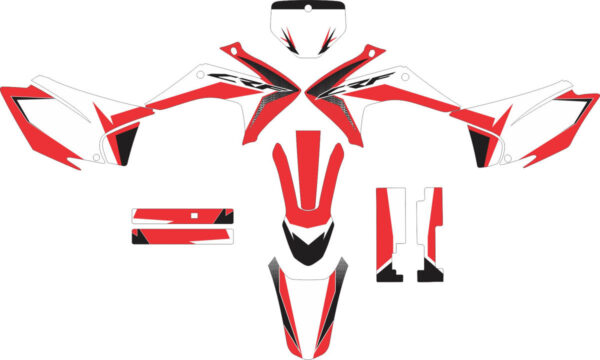 Комплект наклеек на HONDA CRF-230R 2015-2017 16