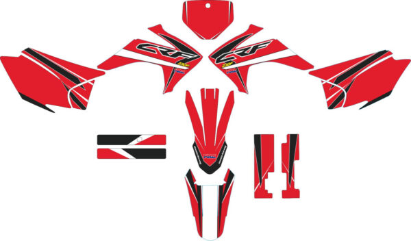 Комплект наклеек на HONDA CRF-230R 2015-2017 CLEBER