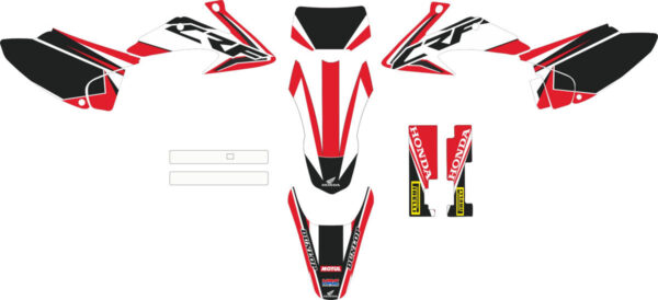 Комплект наклеек на HONDA CRF-230X 2003-2007 4