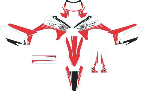 Комплект наклеек на HONDA CRF-230X 2003-2007 CLAY