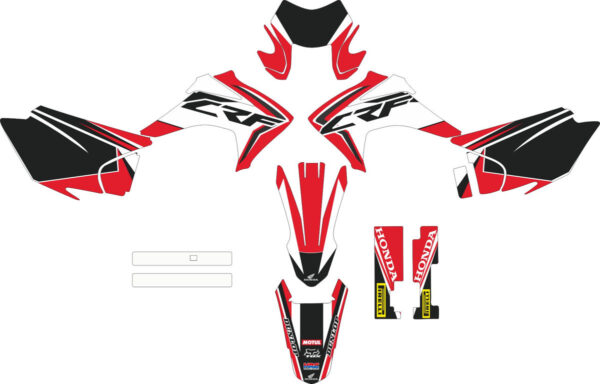 Комплект наклеек на HONDA CRF-230X 2015-2017 2