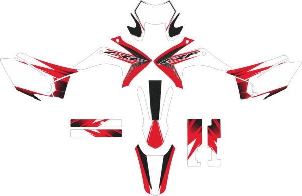 Комплект наклеек на HONDA CRF-230X 2015-2017 7