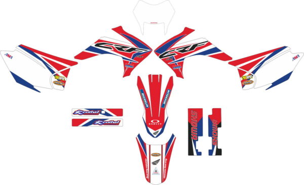 Комплект наклеек на HONDA CRF-230X 2015-2017 8