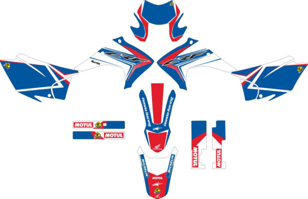 Комплект наклеек на HONDA CRF-230X 2015-2017 11