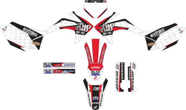 Комплект наклеек на HONDA CRF-230X 2015-2017 16