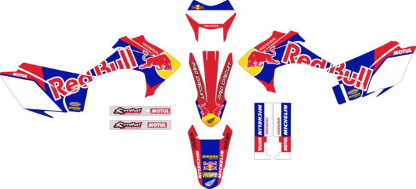 Комплект наклеек на HONDA CRF-230X 2015-2017 18