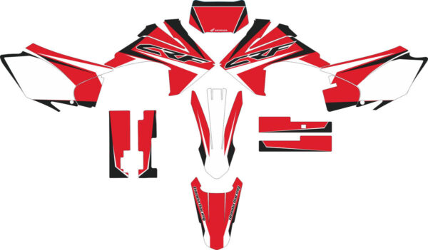 Комплект наклеек на HONDA CRF-230X 2015-2017 EMIKS