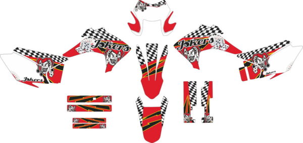 Комплект наклеек на HONDA CRF-230X 2015-2017 JOKER