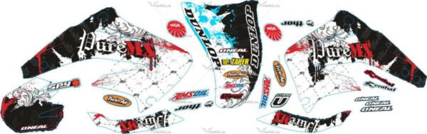 Комплект наклеек Honda CRF-250 CRF-450 2002-2004
