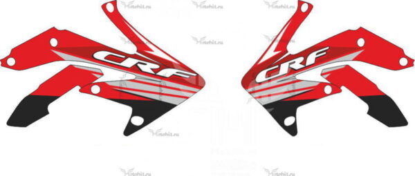 Комплект наклеек Honda CRF-250 CRF-450 2005-2008 sides