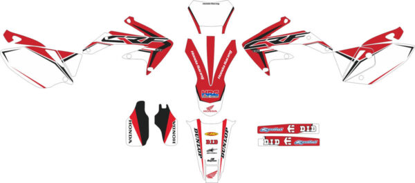 Комплект наклеек на HONDA CRF-250X 2004-2009 CRF-450X 2005-2008 22