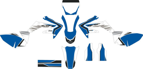 Комплект наклеек на HONDA CRF-250 2004-2009 CRF-450 2005-2008-2