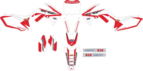 Комплект наклеек на HONDA CRF-250 2010-2013 CRF-450 2009-2012