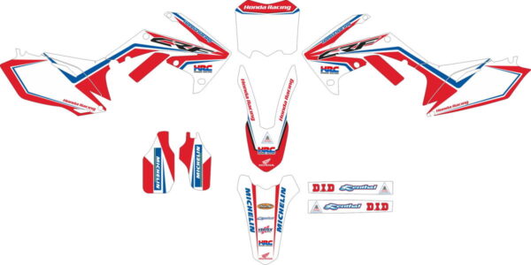 Комплект наклеек на HONDA CRF-250 2010-2013 CRF-450 2009-2012 6