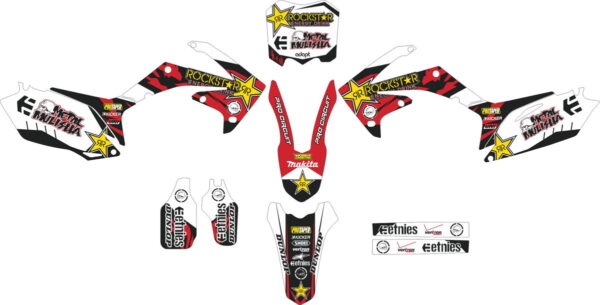 Комплект наклеек на HONDA CRF-250 2010-2013 CRF-450 2009-2012 9
