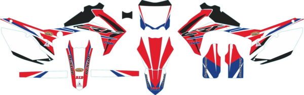Комплект наклеек на HONDA CRF-250 2014-2017 CRF-450 2013-2016