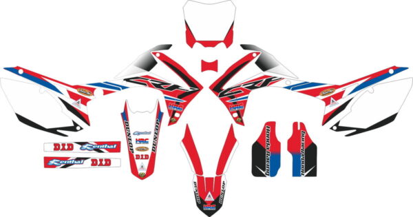 Комплект наклеек на HONDA CRF-250 2014-2017 CRF-450 2013-2016 5