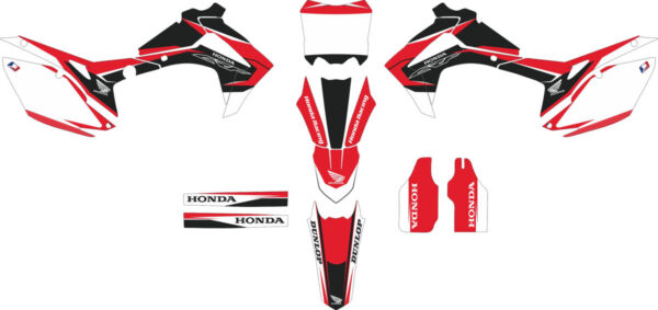 Комплект наклеек на HONDA CRF-250 2014-2017 CRF-450 2013-2016 8