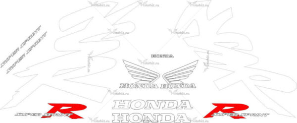 Комплект наклеек Honda NSR-125-R 1999