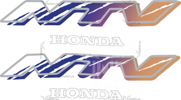 Комплект наклеек Honda NTV-650 BLUE PINK