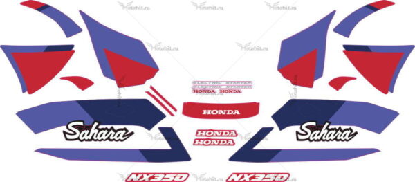 Комплект наклеек Honda NX-350 1992 SAHARA