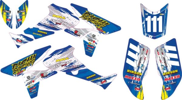 Комплект наклеек на HONDA TRX-450-DICHI-RACING 2004-2019