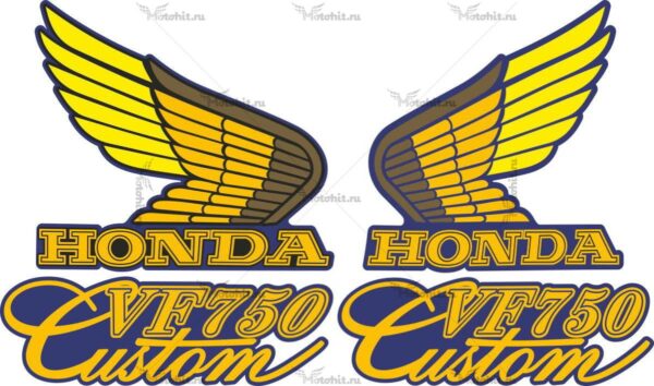 Комплект наклеек Honda VF-750 CUSTOM