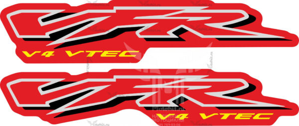 Комплект наклеек на мотоцикл HONDA VFR-800-F 2002-2008 V-TEC LOGO