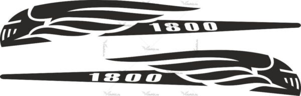 Комплект наклеек Honda VTX-1800 2001-2008