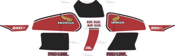 Комплект наклеек Honda XL-250-R 1982