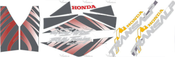 Комплект наклеек на мотоцикл HONDA XL-600-V TRANSALP 1996