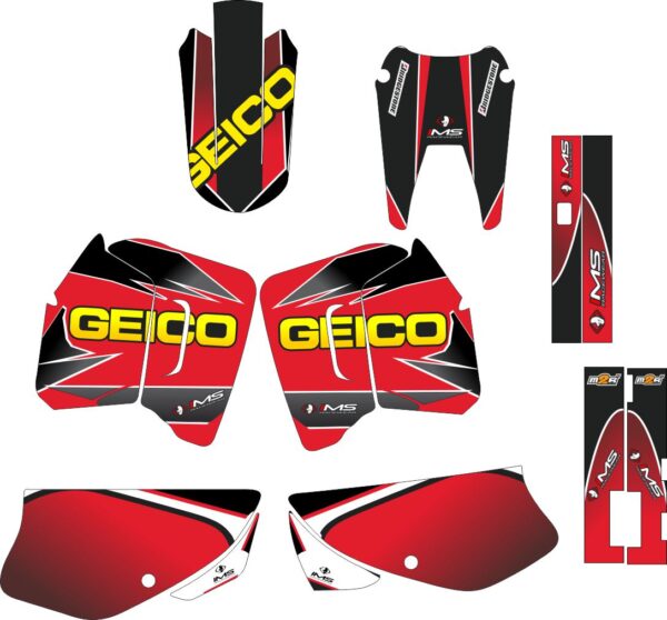 Комплект наклеек на HONDA XR-200 GEICO